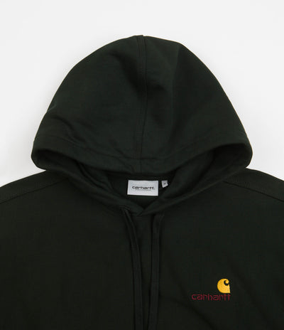 Carhartt American Script Hoodie - Dark Cedar