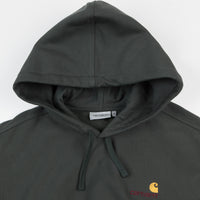 Carhartt American Script Hoodie - Dark Teal thumbnail