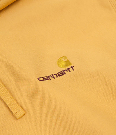 Carhartt American Script Hoodie - Winter Sun