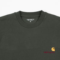 Carhartt American Script Long Sleeve T-Shirt - Dark Teal thumbnail