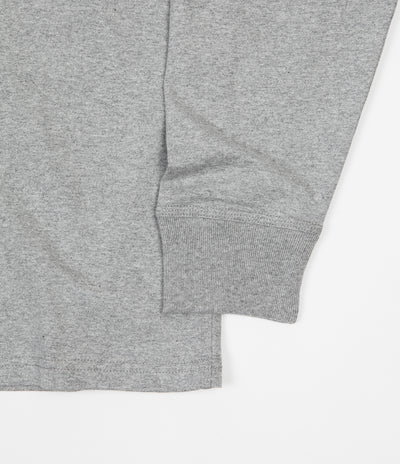 Carhartt American Script Long Sleeve T-Shirt - Grey Heather
