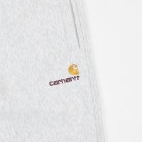 Carhartt American Script Sweatpants - Ash Heather thumbnail