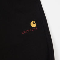 Carhartt American Script Sweatpants - Black / Gold thumbnail