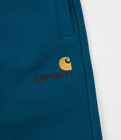 Carhartt American Script Sweatpants - Moody Blue
