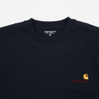 Carhartt American Script T-Shirt - Dark Navy thumbnail