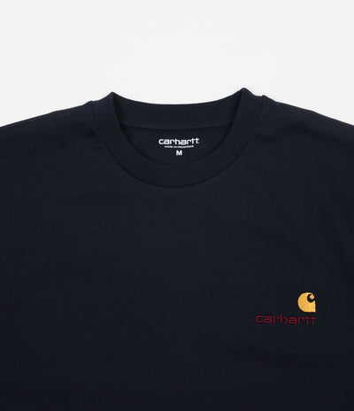 Carhartt American Script T-Shirt - Dark Navy