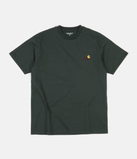 Carhartt American Script T-Shirt - Dark Teal
