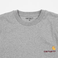 Carhartt American Script T-Shirt - Grey Heather thumbnail