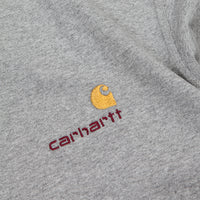 Carhartt American Script T-Shirt - Grey Heather thumbnail