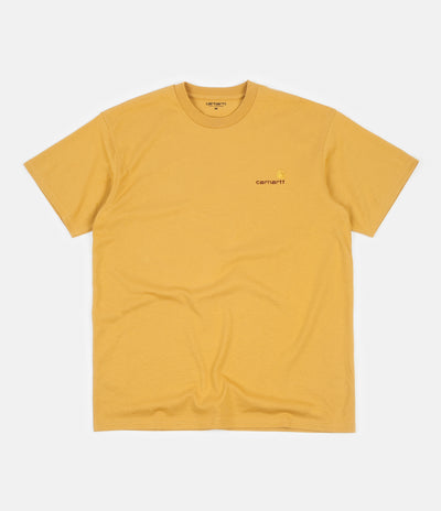 Carhartt American Script T-Shirt - Winter Sun