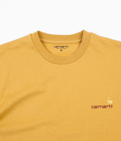 Carhartt American Script T-Shirt - Winter Sun