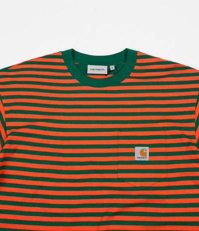 Carhartt Barkley Long Sleeve Pocket T-Shirt - Dragon / Clivia