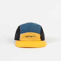 Carhartt Barnes Cap - Colza / Duck Blue / Black thumbnail