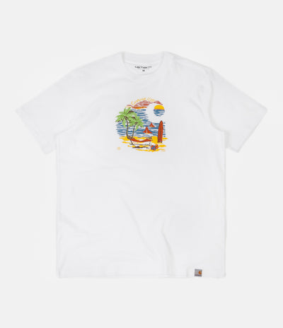Carhartt Beach C T-Shirt - White