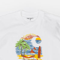 Carhartt Beach C T-Shirt - White thumbnail