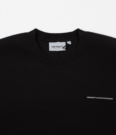Carhartt Beta Crewneck Sweatshirt - Black / Reflective