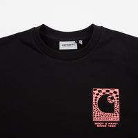 Carhartt Body & Paint Crewneck Sweatshirt - Black / Red thumbnail