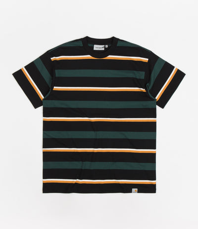 Carhartt Bowman T-Shirt - Bowman Stripe / Juniper