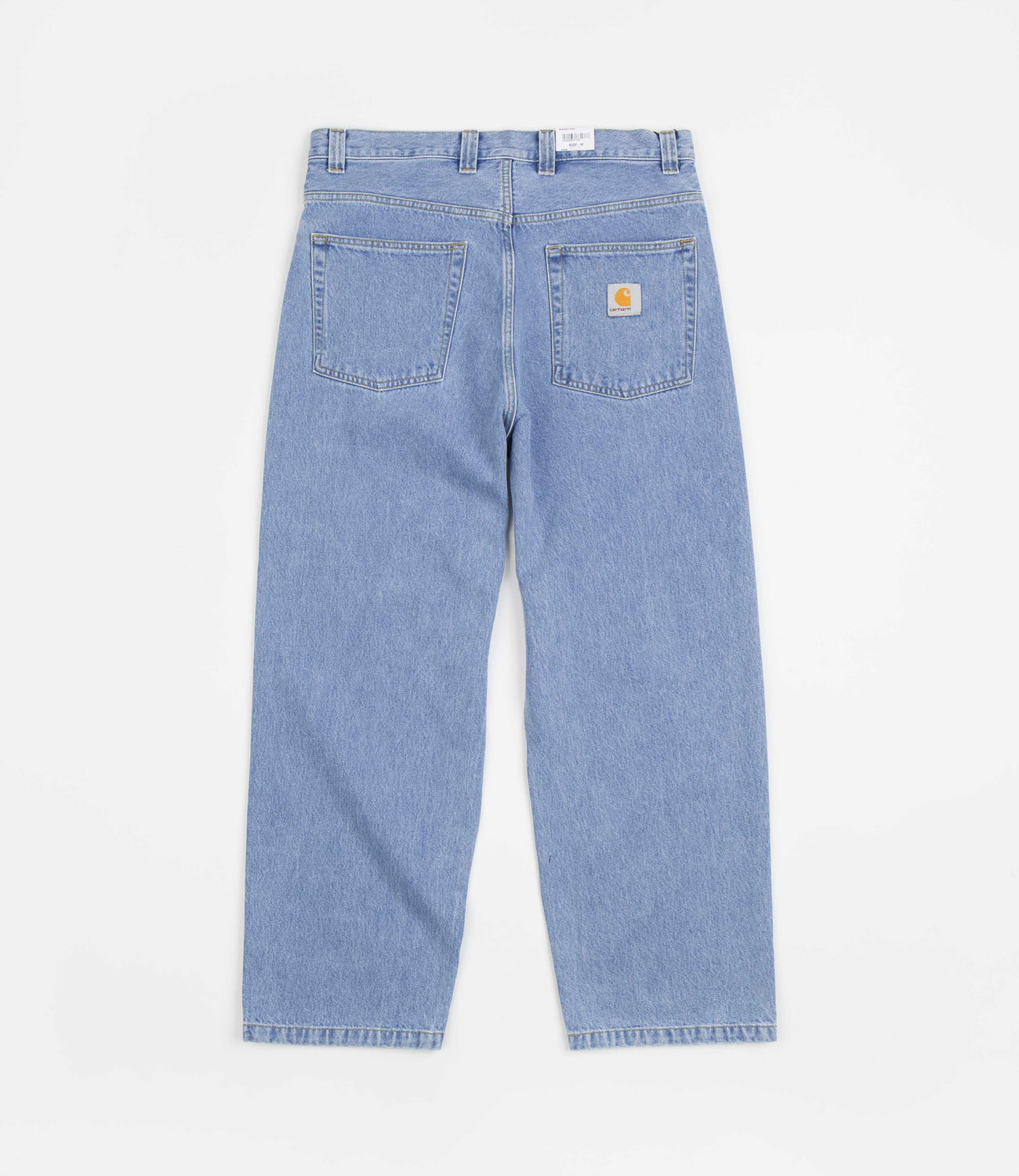 Carhartt Brandon Denim Pants Blue Stone Bleach Flatspot