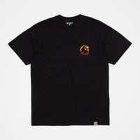 Carhartt Burning C T-Shirt - Black thumbnail