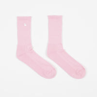 Carhartt C-Logo Socks - Vegas Pink / White thumbnail