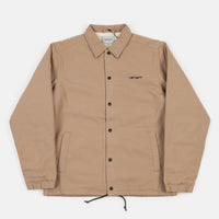 Carhartt Canvas Coach Jacket - Dusty Hamilton Brown / Black thumbnail