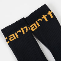 Carhartt Carhartt Socks - Black / Colza thumbnail