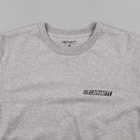 Carhartt Cart Long Sleeve T-Shirt - Grey Heather / Black thumbnail