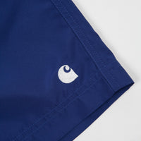Carhartt Cay Swim Shorts - Sapphire / White thumbnail