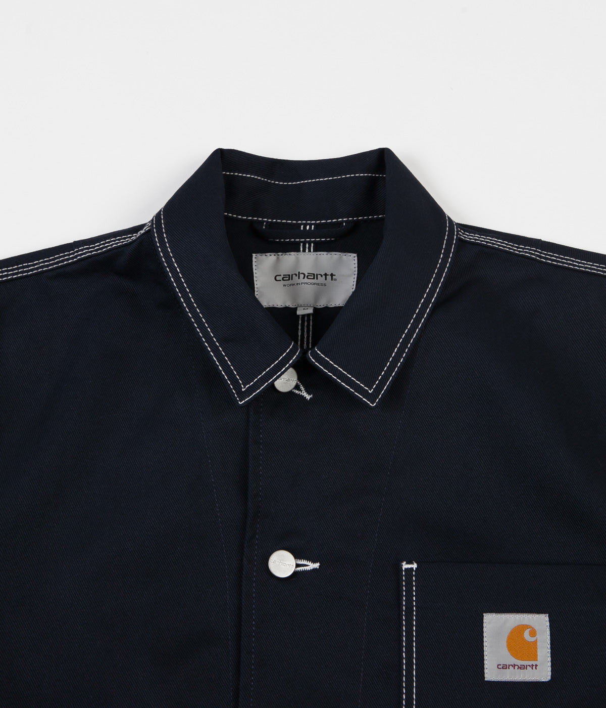 Carhartt Chalk Jacket Dark Navy Flatspot