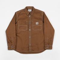 Carhartt Chalk Shirt Jacket - Hamilton Brown thumbnail