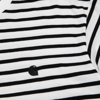 Carhartt Champ Long Sleeve T-Shirt - Black / White / Black thumbnail