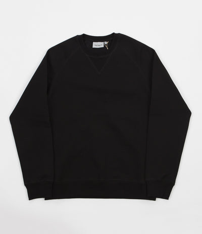 Carhartt Chase Crewneck Sweatshirt - Black / Gold