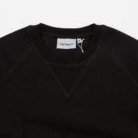 Carhartt Chase Crewneck Sweatshirt - Black / Gold thumbnail