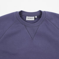 Carhartt Chase Crewneck Sweatshirt - Cold Viola / Gold thumbnail