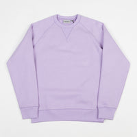 Carhartt Chase Crewneck Sweatshirt - Soft Lavender / Gold thumbnail