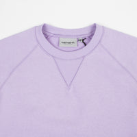 Carhartt Chase Crewneck Sweatshirt - Soft Lavender / Gold thumbnail