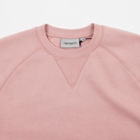 Carhartt Chase Crewneck Sweatshirt - Soft Rose / Gold thumbnail