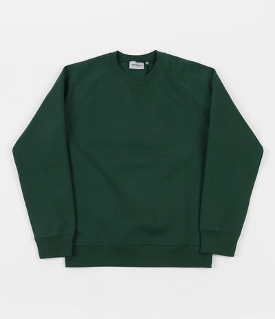 Carhartt Chase Crewneck Sweatshirt - Treehouse / Gold