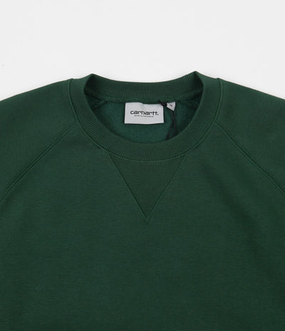 Carhartt Chase Crewneck Sweatshirt - Treehouse / Gold
