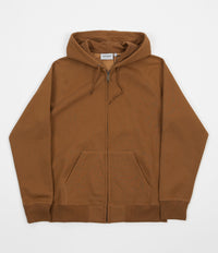 Carhartt Chase Zip Hoodie - Hamilton Brown / Gold