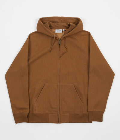 Carhartt Chase Zip Hoodie - Hamilton Brown / Gold
