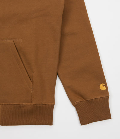 Carhartt Chase Zip Hoodie - Hamilton Brown / Gold