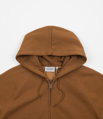 Carhartt Chase Zip Hoodie - Hamilton Brown / Gold