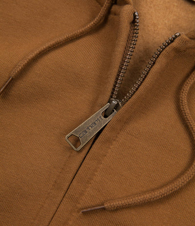 Carhartt Chase Zip Hoodie - Hamilton Brown / Gold