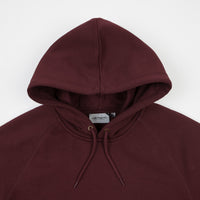 Carhartt Chase Hoodie - Bordeaux / Gold thumbnail