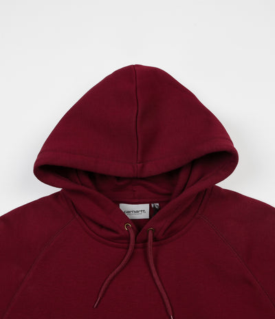Carhartt Chase Hoodie - Cranberry / Gold