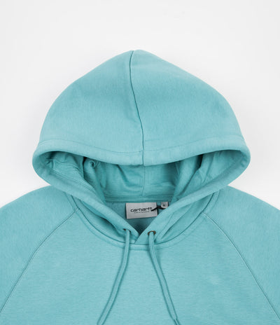 Carhartt Chase Hoodie - Frosted Turquoise / Gold