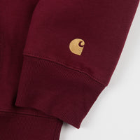 Carhartt Chase Hoodie - Mulberry / Gold thumbnail