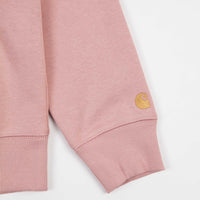 Carhartt Chase Hoodie - Soft Rose / Gold thumbnail